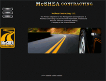 Tablet Screenshot of mcsheacontracting.com